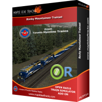 ORTS - Rocky Mountaineer Trainset