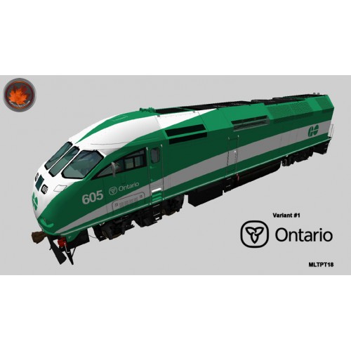 GO Transit MP40PH-3C Engine Set #1